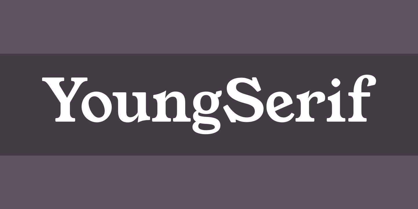 Czcionka YoungSerif